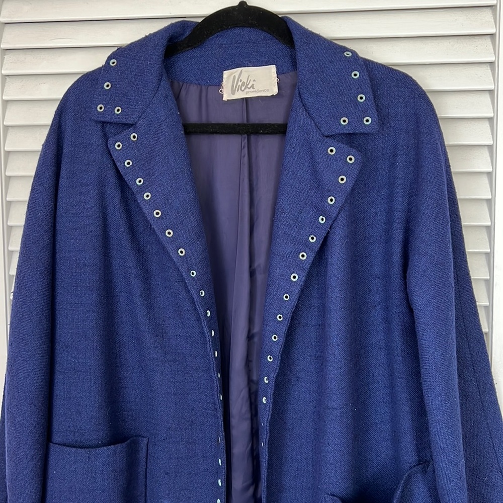 Vintage Vicki Providence Open Jacket with Grommet Detail
